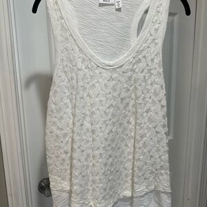 White Knit Women's Top